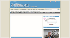 Desktop Screenshot of kindethics.com